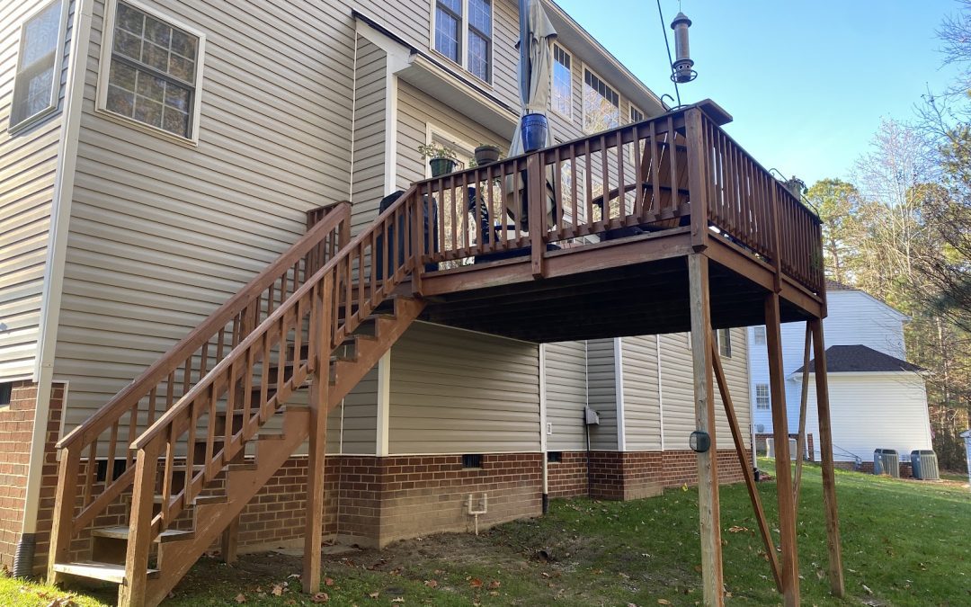 Elevated Wood Deck