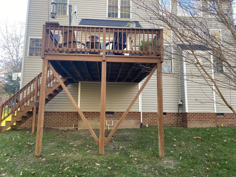 Elevated Wood Deck, photo 2 of 3
