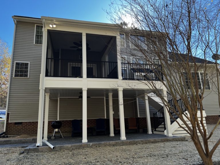 Screened Porch with Paver Walkway, photo 1 of 13