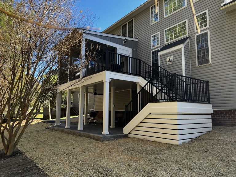 Screened Porch with Paver Walkway, photo 6 of 13