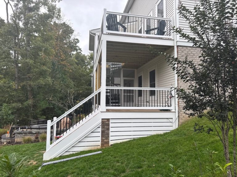 Two-Level Deck, Screened Porch and Paver Patio, photo 4 of 9